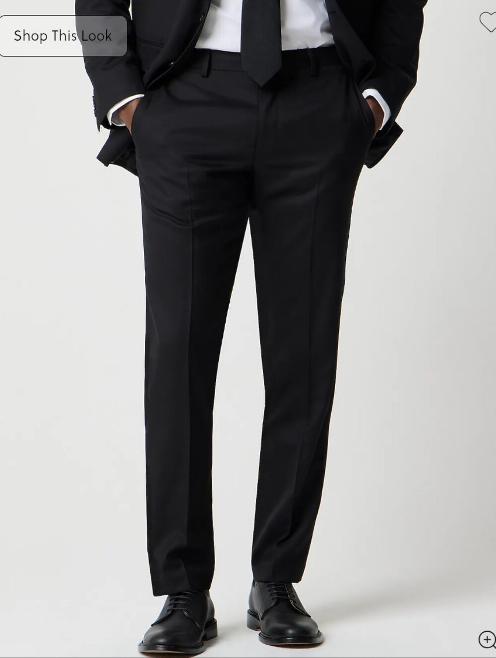 J Crew Factory Slim-fit Thompson worsted wool suit pant CF872 Size 31x32 Black